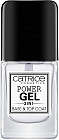 Верхнее и базовое покрытие для ногтей «Power Gel 2in1 Base & Top Coat»