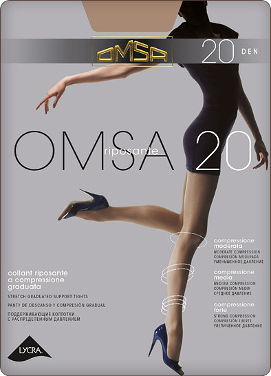 Колготки с шортиками «Omsa 20»
