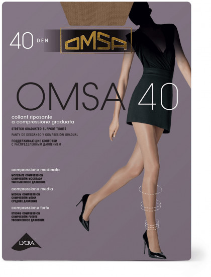 Колготки с шортиками «Omsa 40»