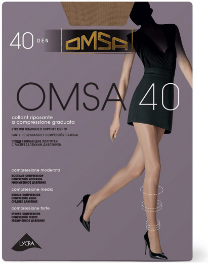 Колготки с шортиками «Omsa 40»