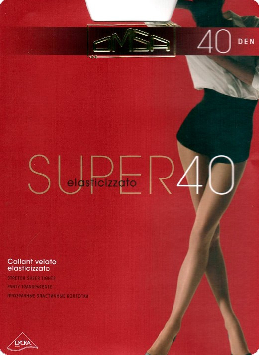Колготки с шортиками «Super 40» (caramello, 40 DEN) | Omsa