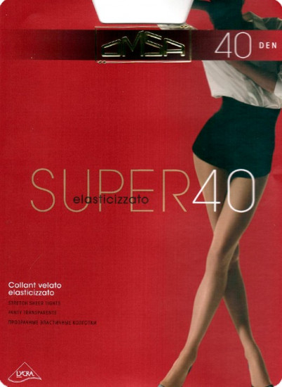 Колготки с шортиками «Super 40» (caramello, 40 DEN)