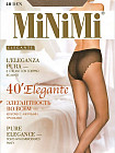 Колготки с ажурными трусиками «Elegante 40» (fumo, 40 DEN)