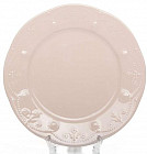 Тарелка (диаметр 23 см), цвет кремовый