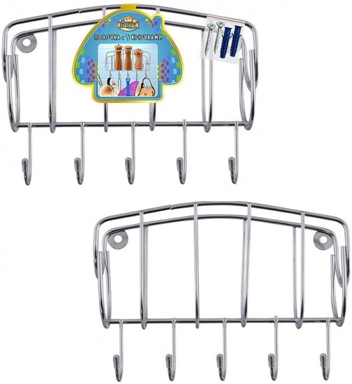 Полка с крючками