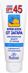 Крем-блок для лица от загара водостойкий SPF 45