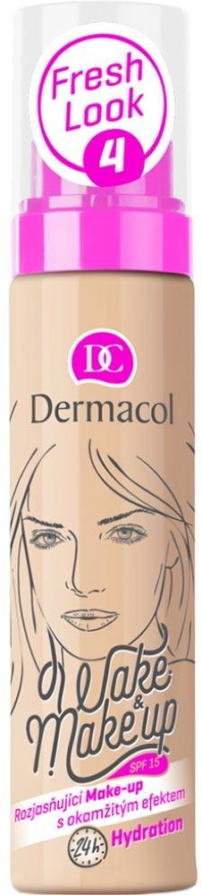 Тональная основа «Wake & Make-Up» SPF 15, оттенок 04 | Dermacol