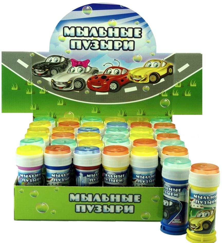 Мыльные пузыри «Машинки», 50 мл | Игрушечный город