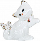 Фигурка «Кошка с бабочкой» (9×5,5×10 см)