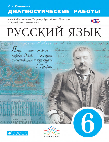 Русский язык. 6 класс. Диагностические работы