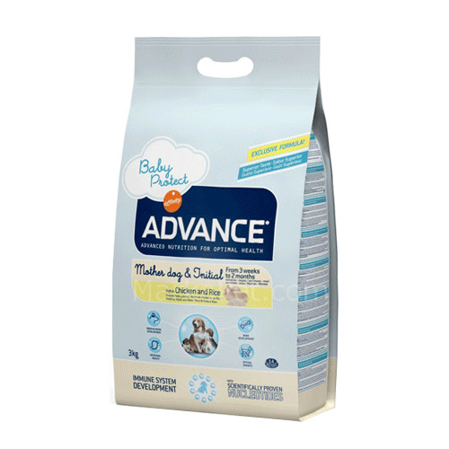 Корм для щенят с курицей и рисом (от 3 недель до 2 месяцев), 3 кг | Advance | Affinity Petcare