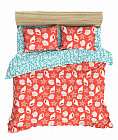 Комплект постельного белья «Кораллы» (арт. 7576/1, 1,5-спальный, бязь, 2 наволочки 70х70)