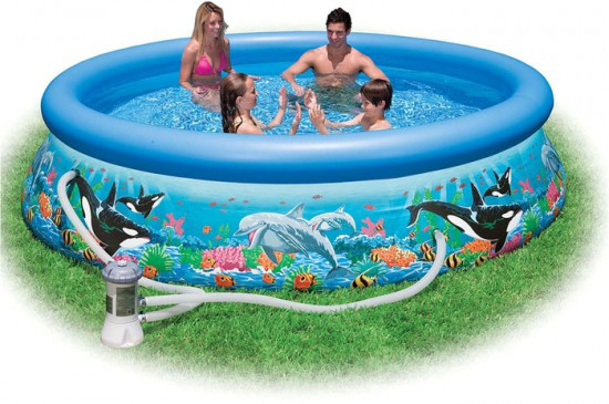 Бассейн надувной «Easy Set» (305×76 см, фильтр-насос)