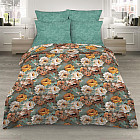 Комплект постельного белья «Золотые переливы» (арт. 615/1, евро, сатин, 2 наволочки 50×70 и 2 наволочки 70×70)