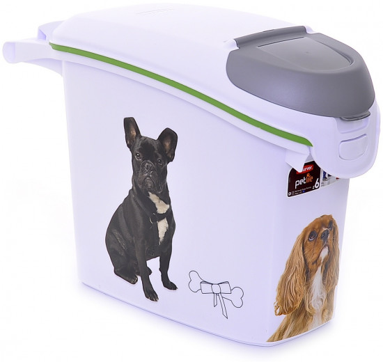 Контейнер для корма «Веселые щенята» на 6 кг