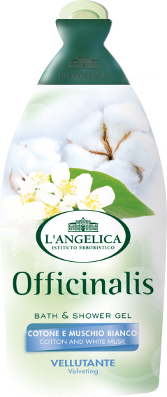 Гель для душа мягкий с экстрактом белого мускуса и хлопка | Officinalis | L'Angelica