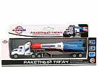 Автоперевозчик с ракетой