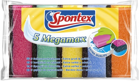 Губки для посуды «Megamax» (5 шт.) | Spontex