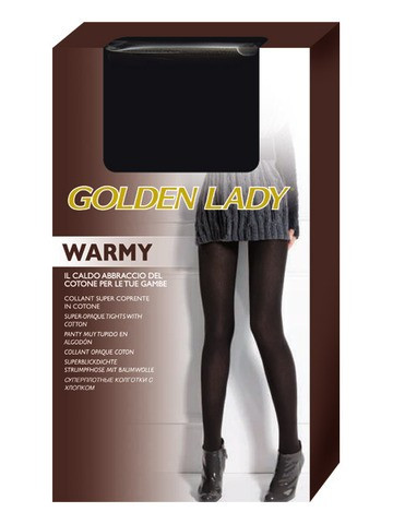 Колготки с хлопком «WARMY» (panna) | Golden Lady