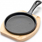 Сковорода с деревянной подставкой