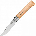 Нож «Opinel №9» (нержавеющая сталь, рукоять из дерева бука, блистер)