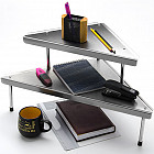 Полка треугольная 2-х ярусная (30х55х36 см)