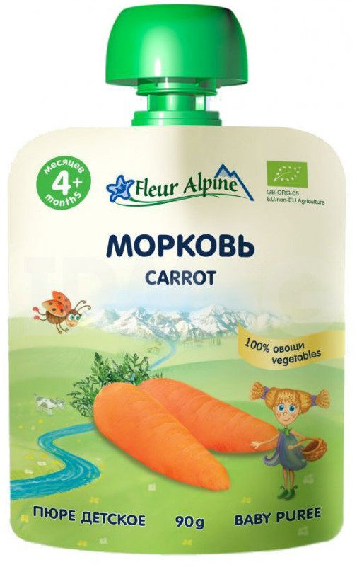 Пюре «Морковь» | Fleur Alpine