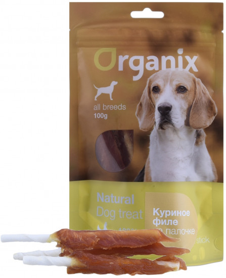 Лакомство для собак «Куриное филе на палочке» (100 гр)