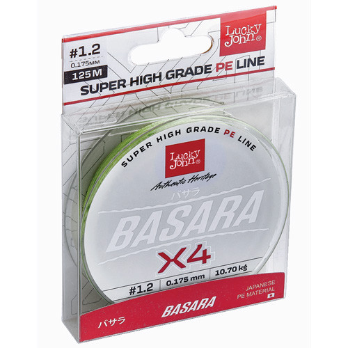 Леска плетеная «Basara Green», длина 125 м, зеленый