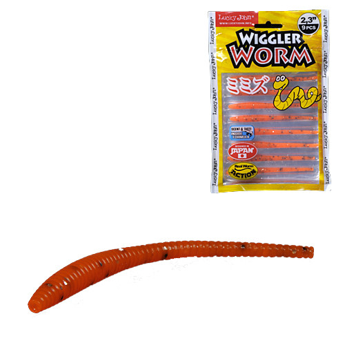 Слаги съедобные искусственные «Wiggler Worm 5.84» (цвет 036, 9 шт)