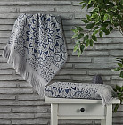 Полотенце махровое (жаккард, размер 70х140, цвет серый)