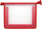 Папка для тетрадей на молнии прозрачная (1 отделение, формат А5)