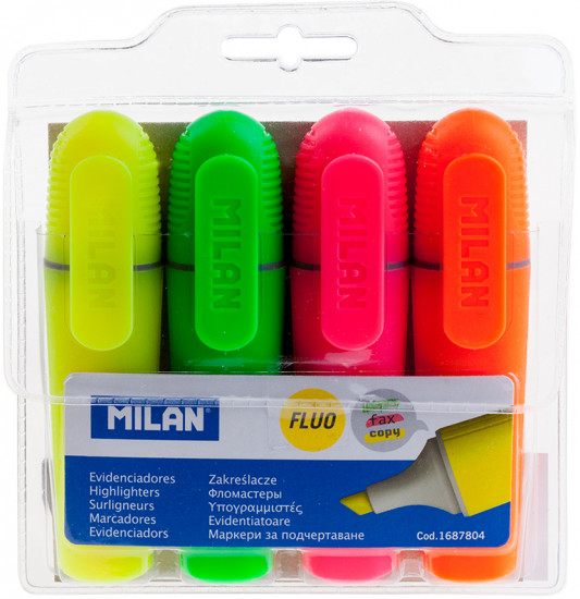 Набор текстовыделителей Fluo (4 цвета)