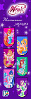 Магнитные закладки. Феи Winx (6 закладок)