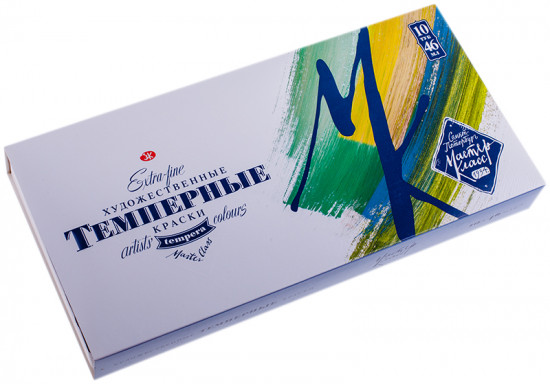 Краски темперные (10 цветов)