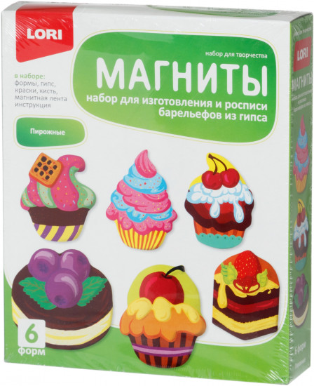 Набор для изготовления магнитов «Пирожные»