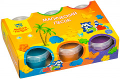 Песок для лепки (2 формочки, 6 цветов)