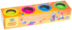Тесто для лепки (4 ярких цвета)