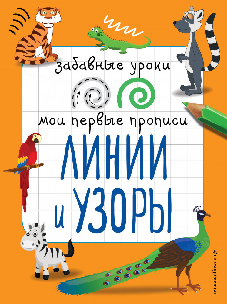 Занимательные прописи «Линии и узоры» | Забавные уроки. Мои первые прописи (обложка)