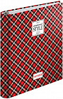 Тетрадь на кольцах «Шотландка»