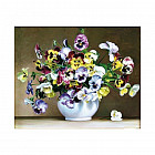 Картина по номерам «Бузин «Анютины глазки»» (40×50 см)