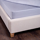 Простыня на резинке (сатин, 160×200)