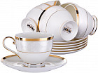 Набор чайный на 6 персон (12 предметов, 225 мл)