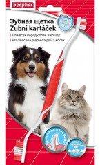 Щетка зубная двойная для всех пород собак и кошек «Toothbrush»