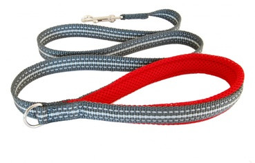 Поводок мягкий светоотражающий «Leash» (20 мм×1,2 м)