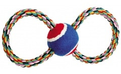 Игрушка для собак «Тяни-толкай. Восьмерка-теннис» (23 см) | Dezzie