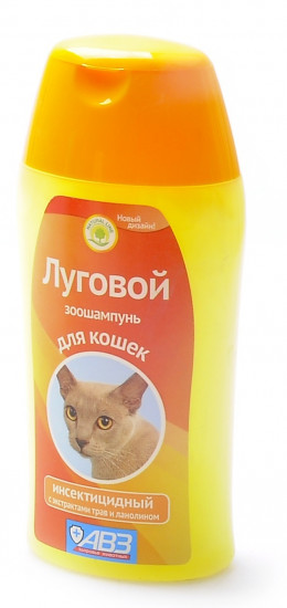 Зоошампунь инсектицидный  для кошек «Луговой»