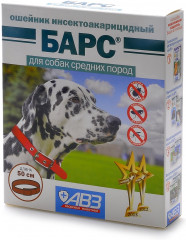 Ошейник от блох и клещей «Барс»