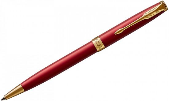 Ручка шариковая «Sonnet Intense Red GT» (черная)