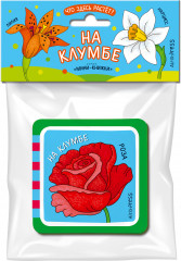Мини-книжка EVA. Что здесь растёт? На клумбе